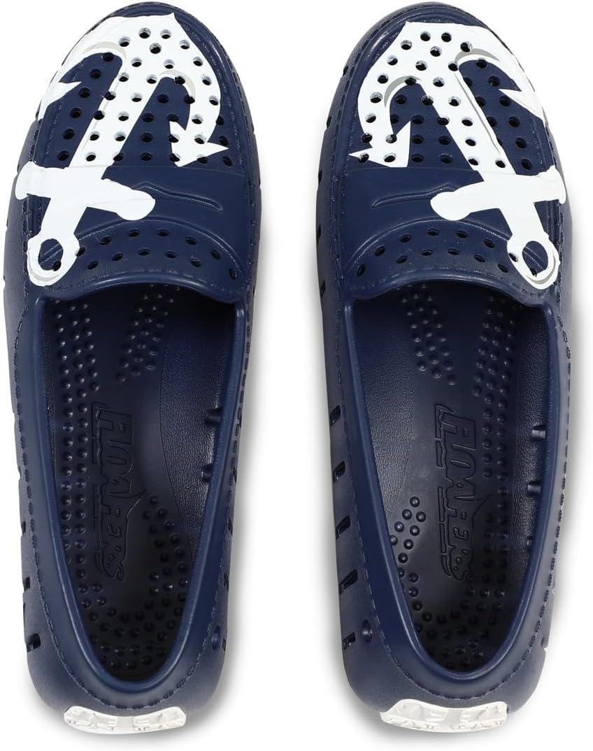 image:imageFloafers Womens Posh Driver PrintNavyWhite Anchor