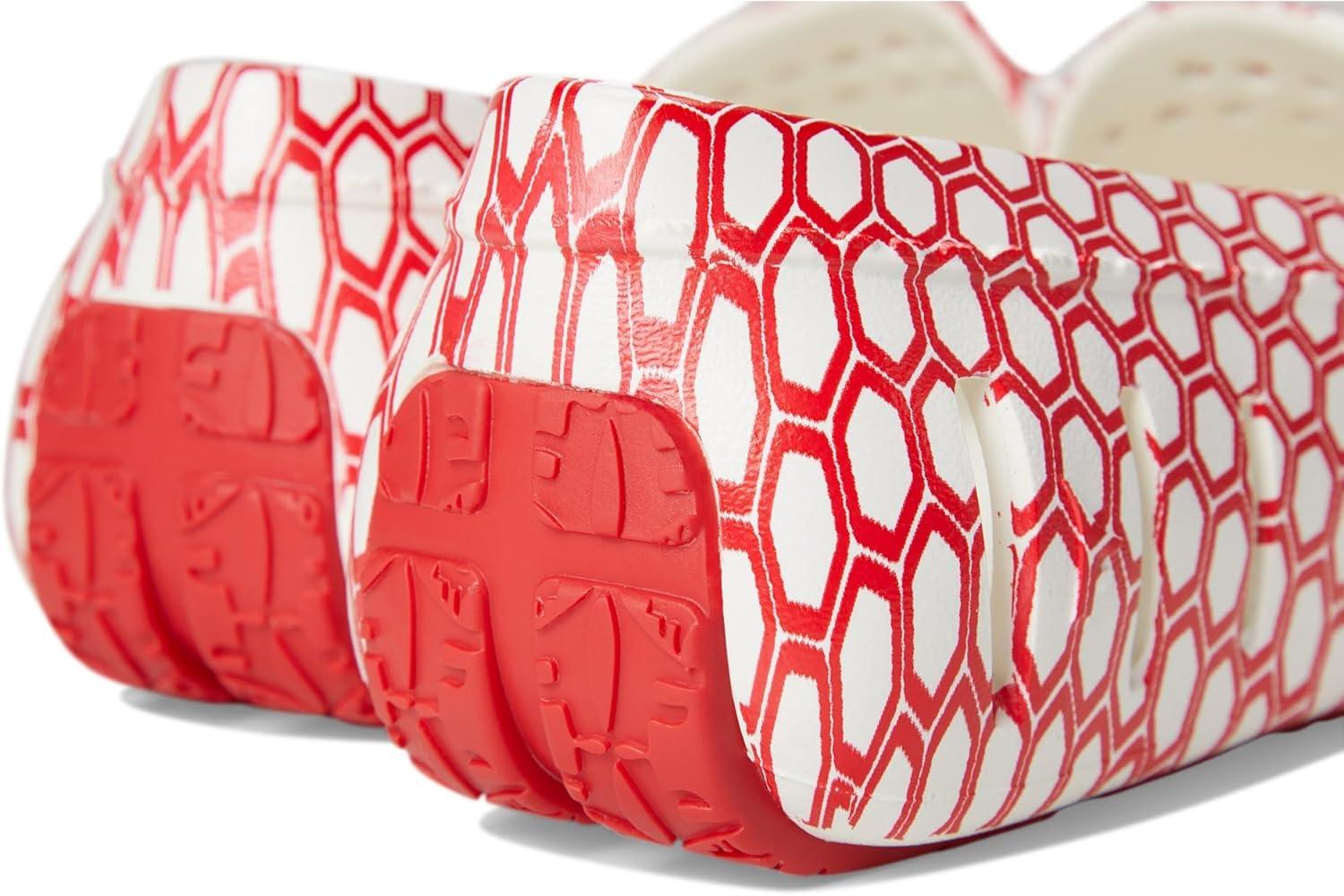 image:imageFloafers Womens Posh Driver PrintWhite HexRed