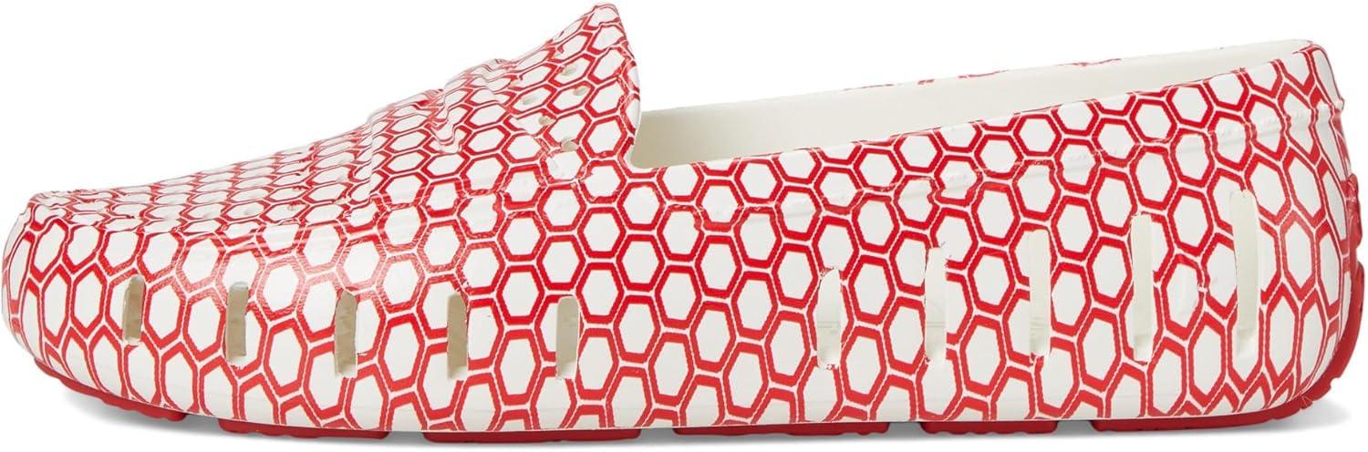 image:imageFloafers Womens Posh Driver PrintWhite HexRed