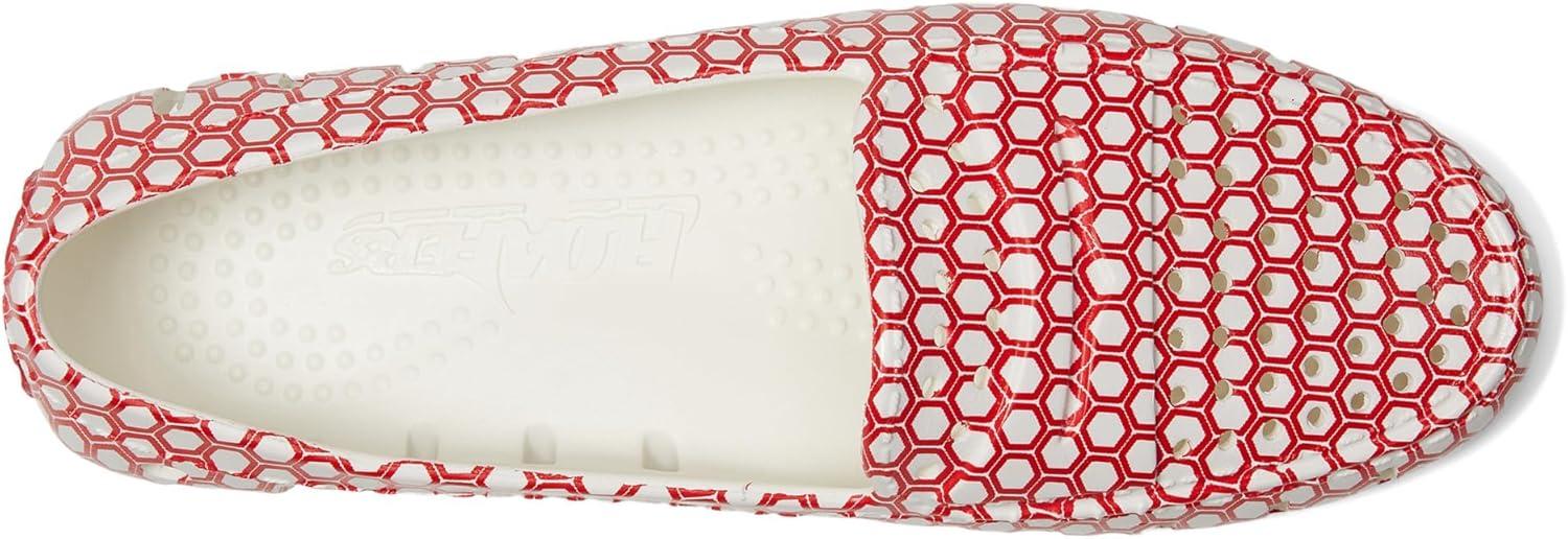 image:imageFloafers Womens Posh Driver PrintWhite HexRed