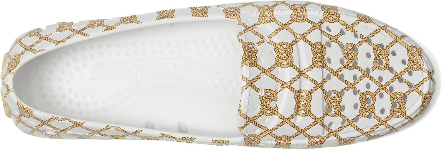 image:imageFloafers Womens Posh Driver PrintWhite RopeCream