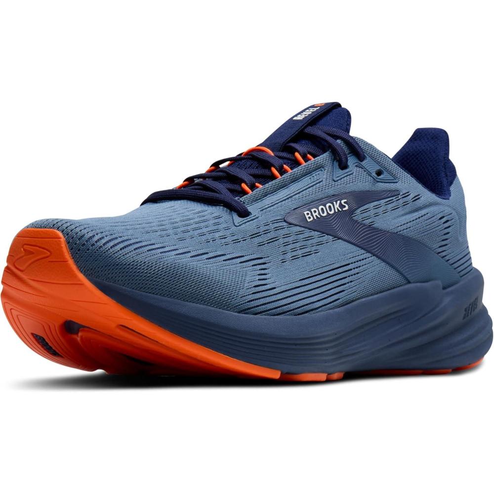 image:imageBrooks Mens Revel 8 Neutral Running amp Walking ShoeBlueBlueOrange