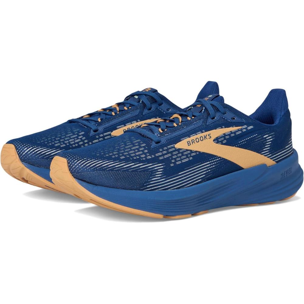 image:imageBrooks Mens Revel 8 Neutral Running amp Walking ShoeBlueHoneydewTaffy