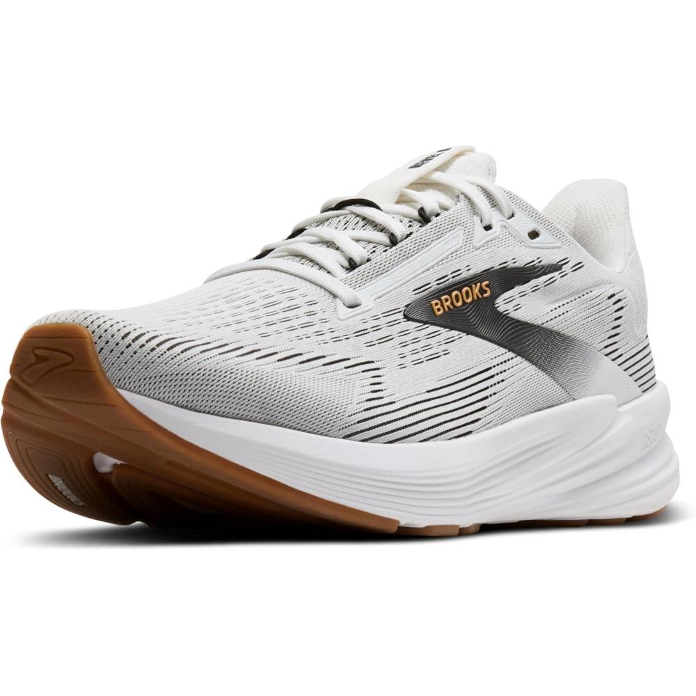 image:imageBrooks Mens Revel 8 Neutral Running amp Walking ShoeWhiteBlackOak Buff