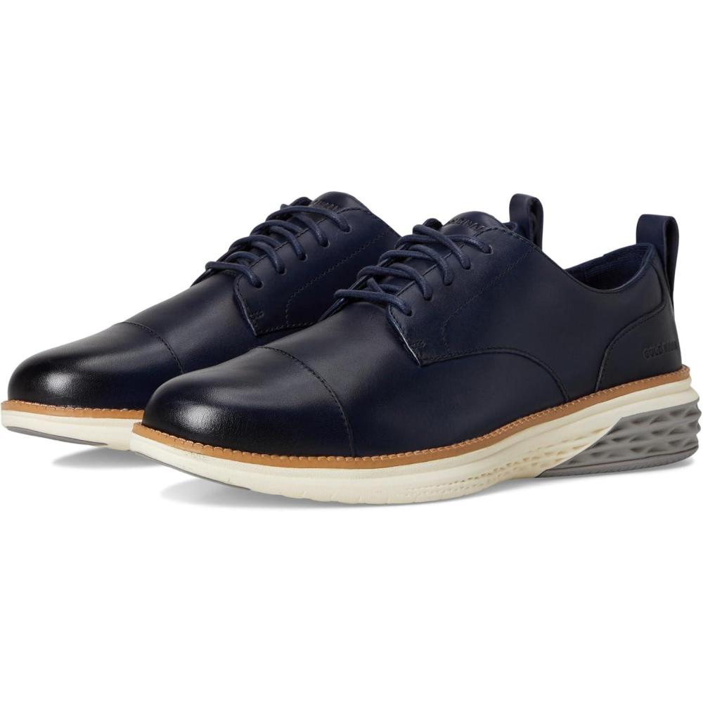 image:imageCole Haan Mens Grand Hurrion Cap ToeMidnight MoonIvory