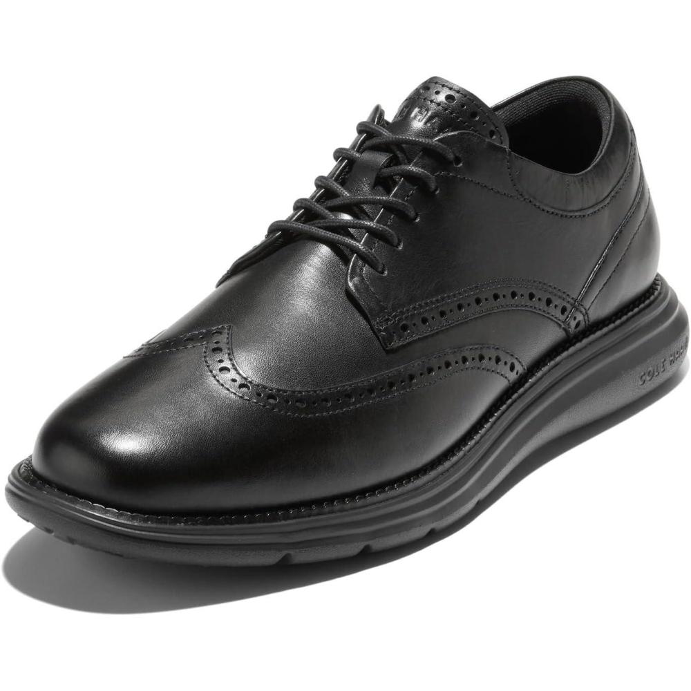image:imageCole Haan Mens Grand Ultra Wing Tip OxfordsBlack