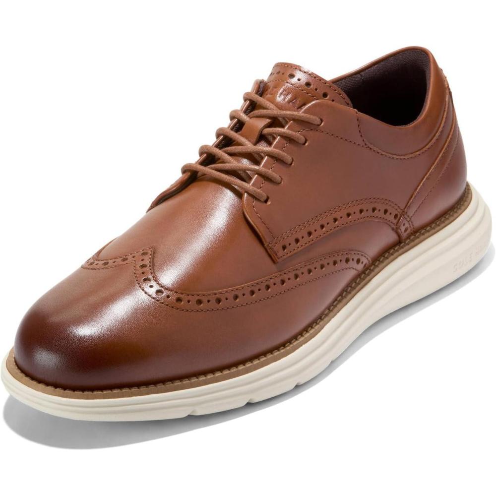 image:imageCole Haan Mens Grand Ultra Wing Tip OxfordsBritish Tan