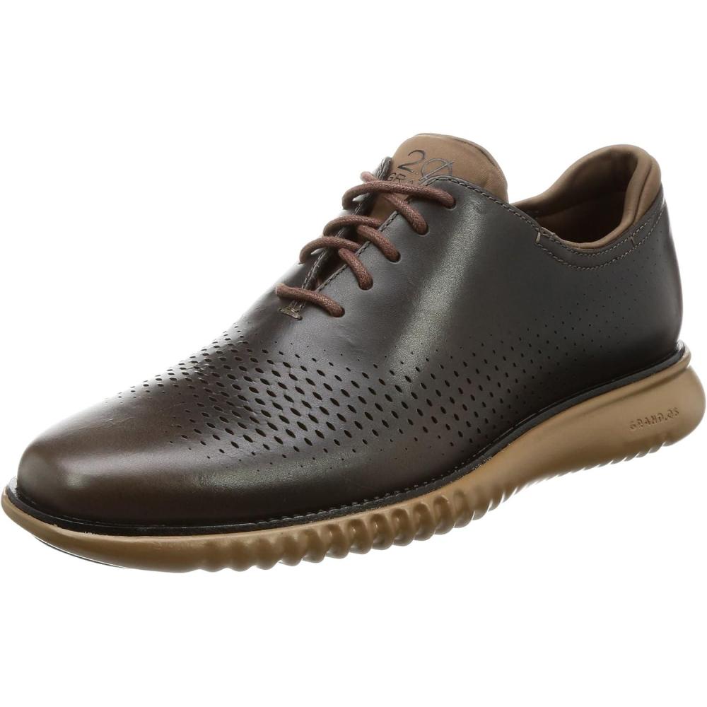 image:imageCole Haan Mens Zerogrand Wing OxfordDark Taupe Leatherlimogesrubber