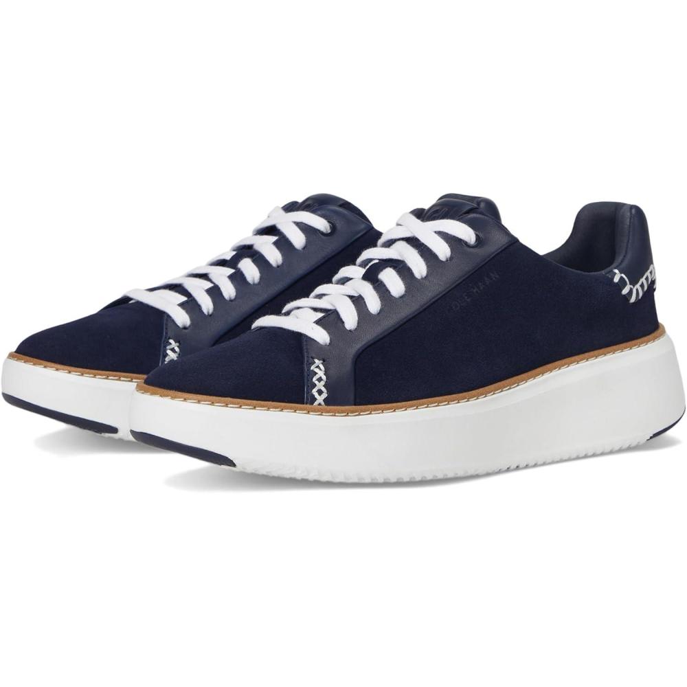 image:imageCole Haan Womens Grandpro Topspin SneakersMidnight Moon Suede