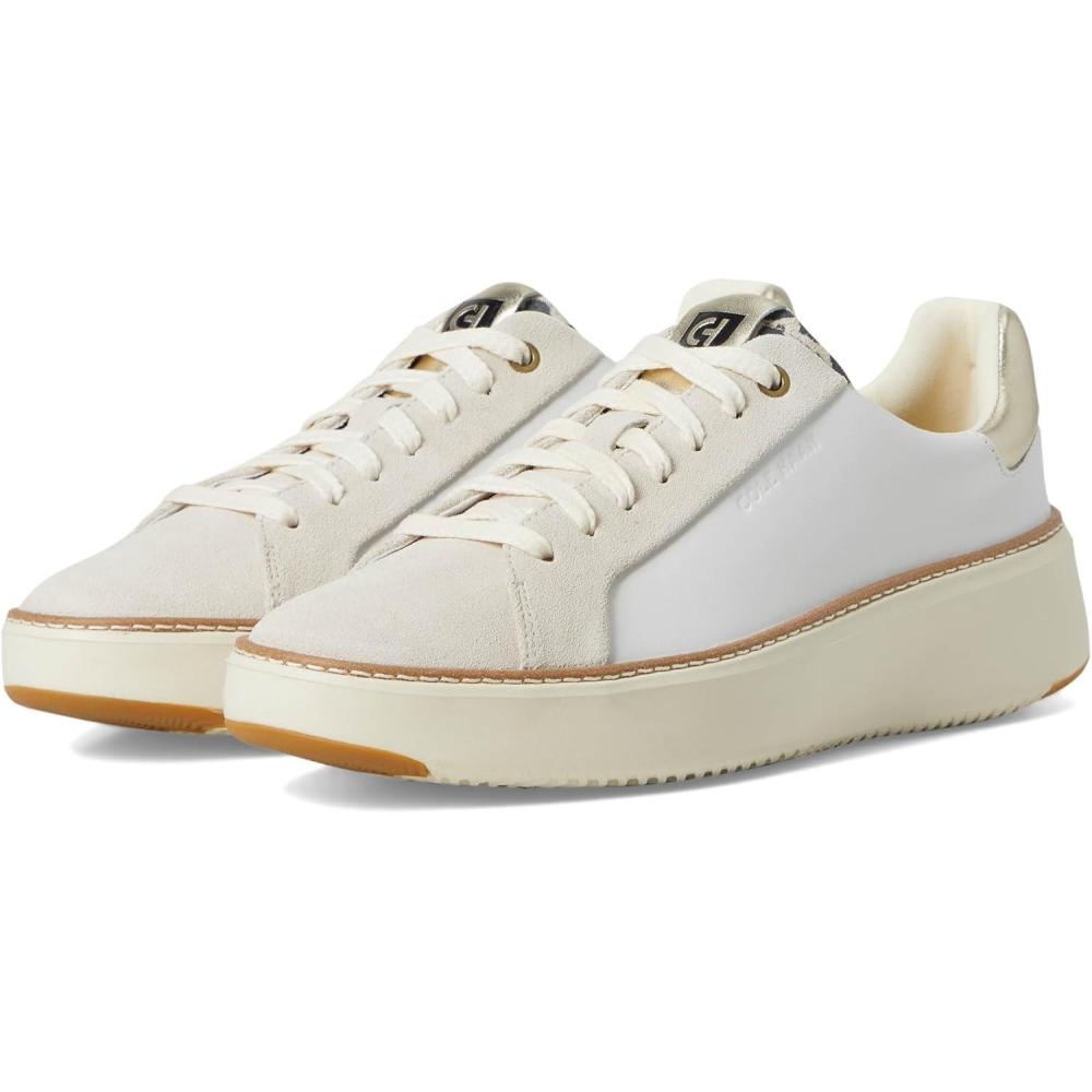 image:imageCole Haan Womens Grandpro Topspin SneakersOptic WhiteLeopard Print Leather