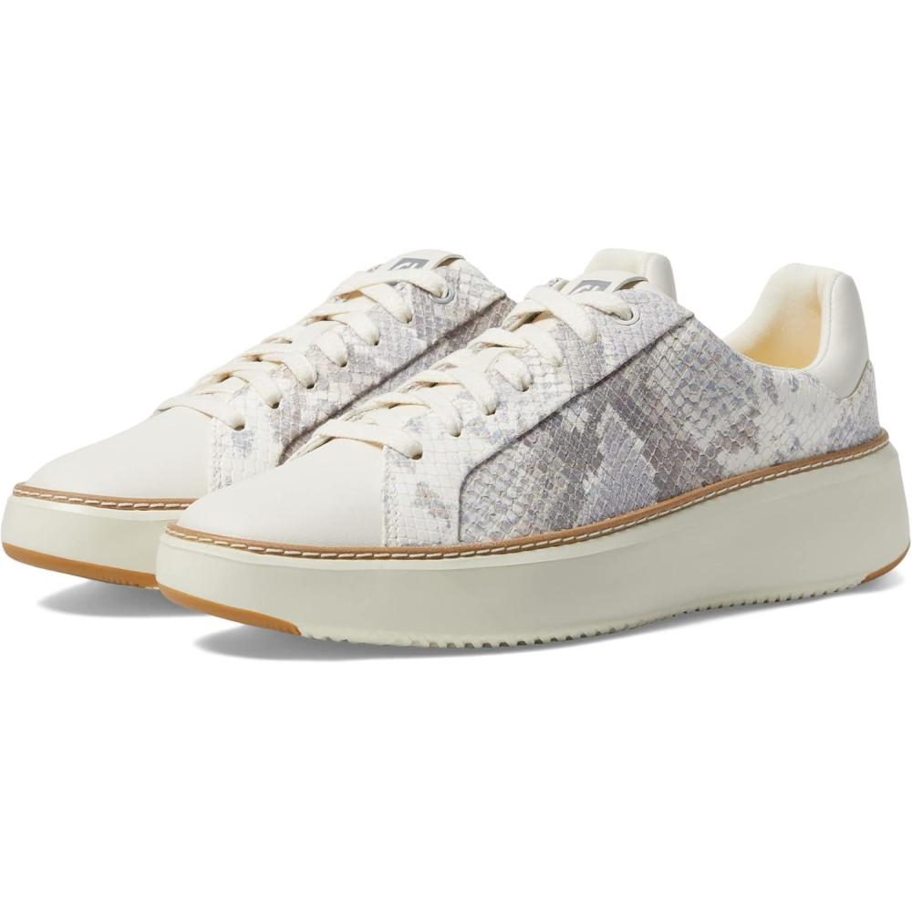 image:imageCole Haan Womens Grandpro Topspin SneakersRoccia Pearly Snake PrintIvory