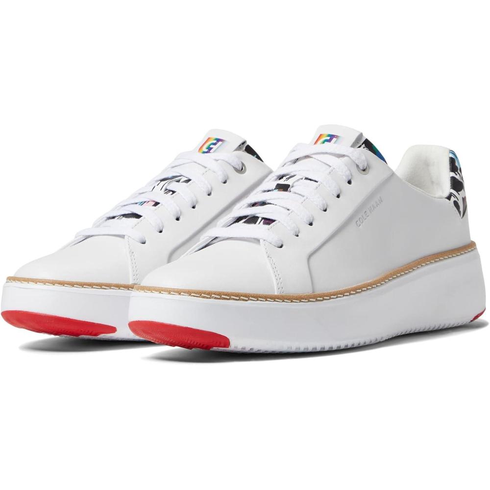 image:imageCole Haan Womens Grandpro Topspin SneakersWhiteGraffiti