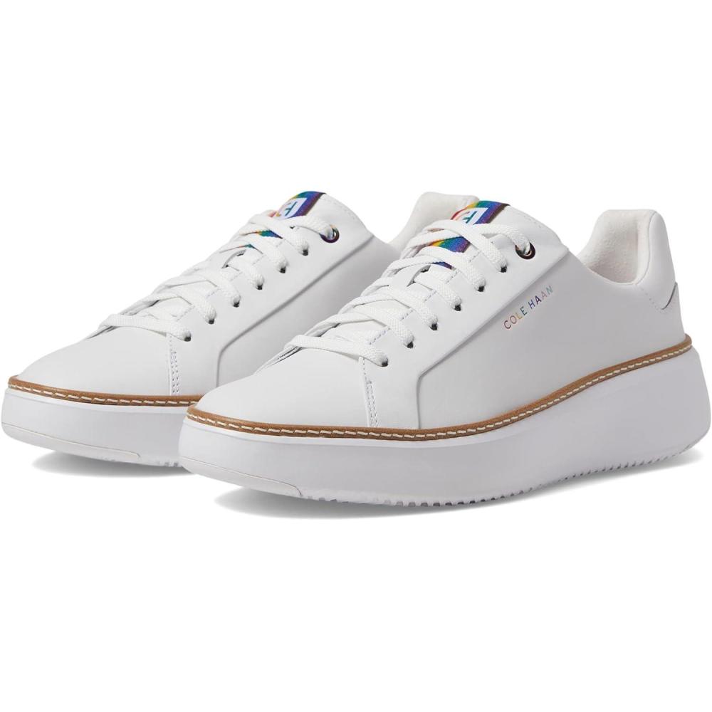 image:imageCole Haan Womens Grandpro Topspin SneakersWhitePride Multi