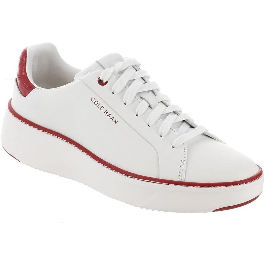image:imageCole Haan Womens Grandpro Topspin SneakersWhiteRed Croc Print