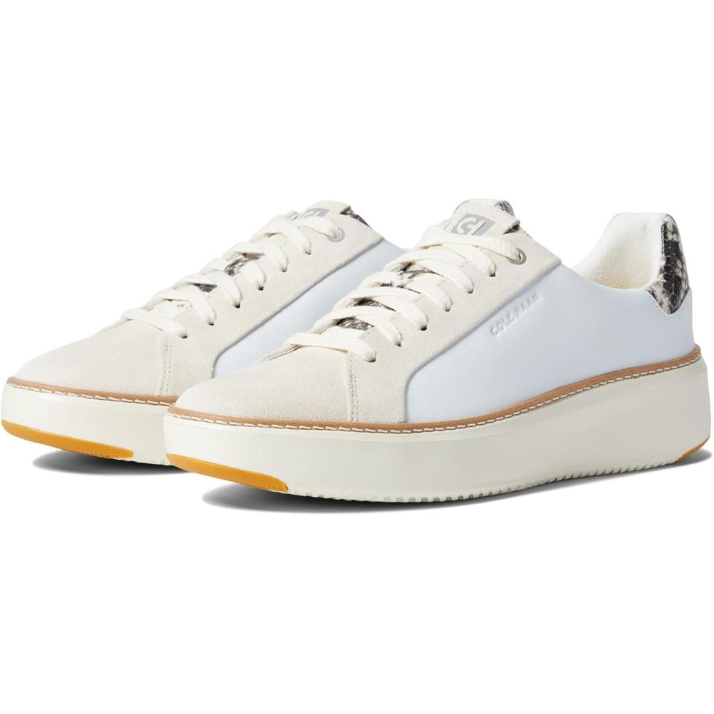 image:imageCole Haan Womens Grandpro Topspin SneakersWhiteSoho Snake Print