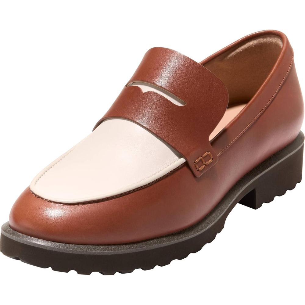 image:imageCole Haan Womens GwendolynDk CuoioIvory Leather