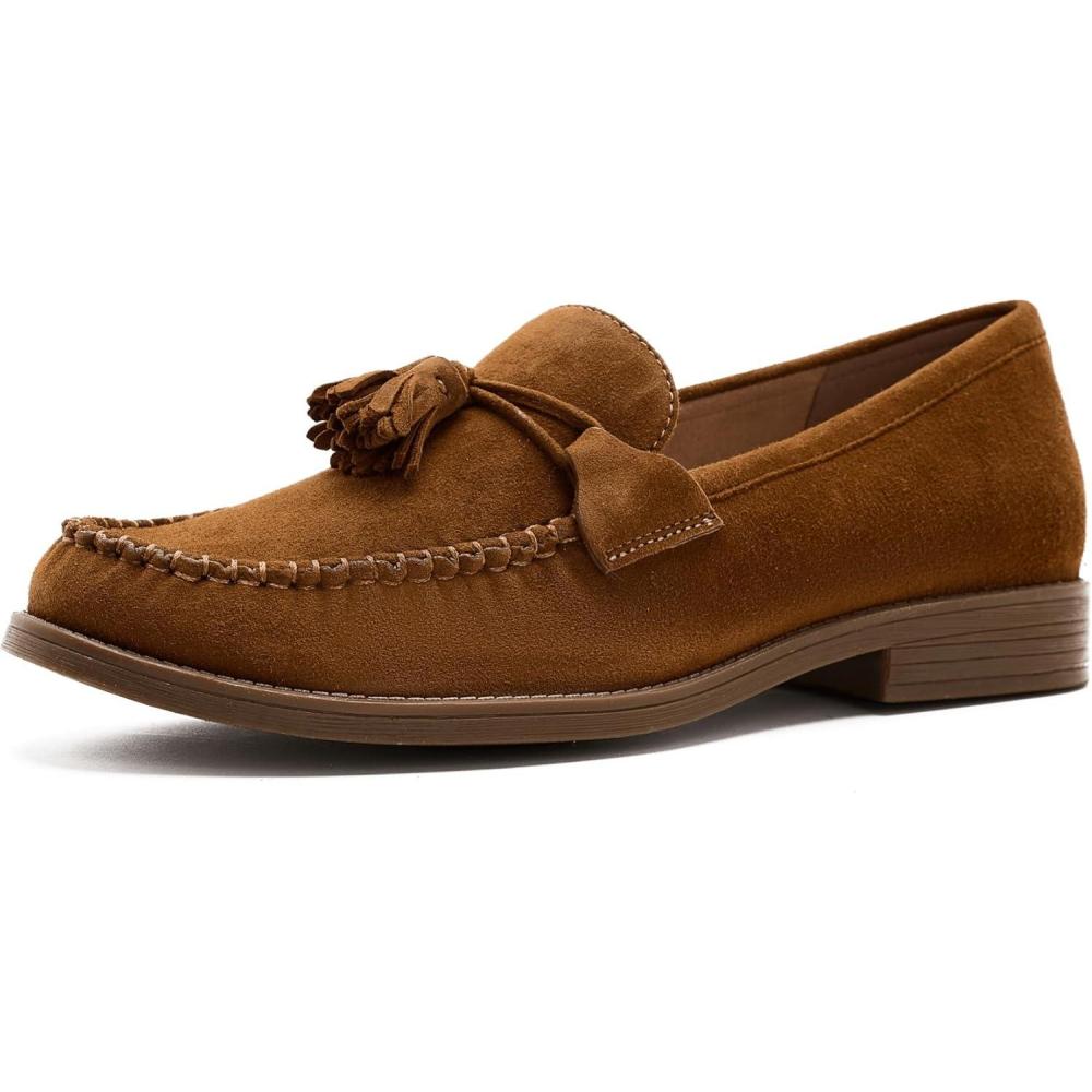 image:imageCole Haan Womens Stassi Soft TasselTobacco Suede