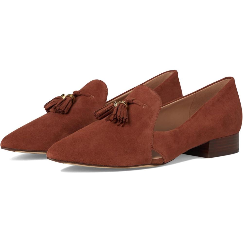 image:imageCole Haan Womens Vaya TasselDark Cuoio Suede