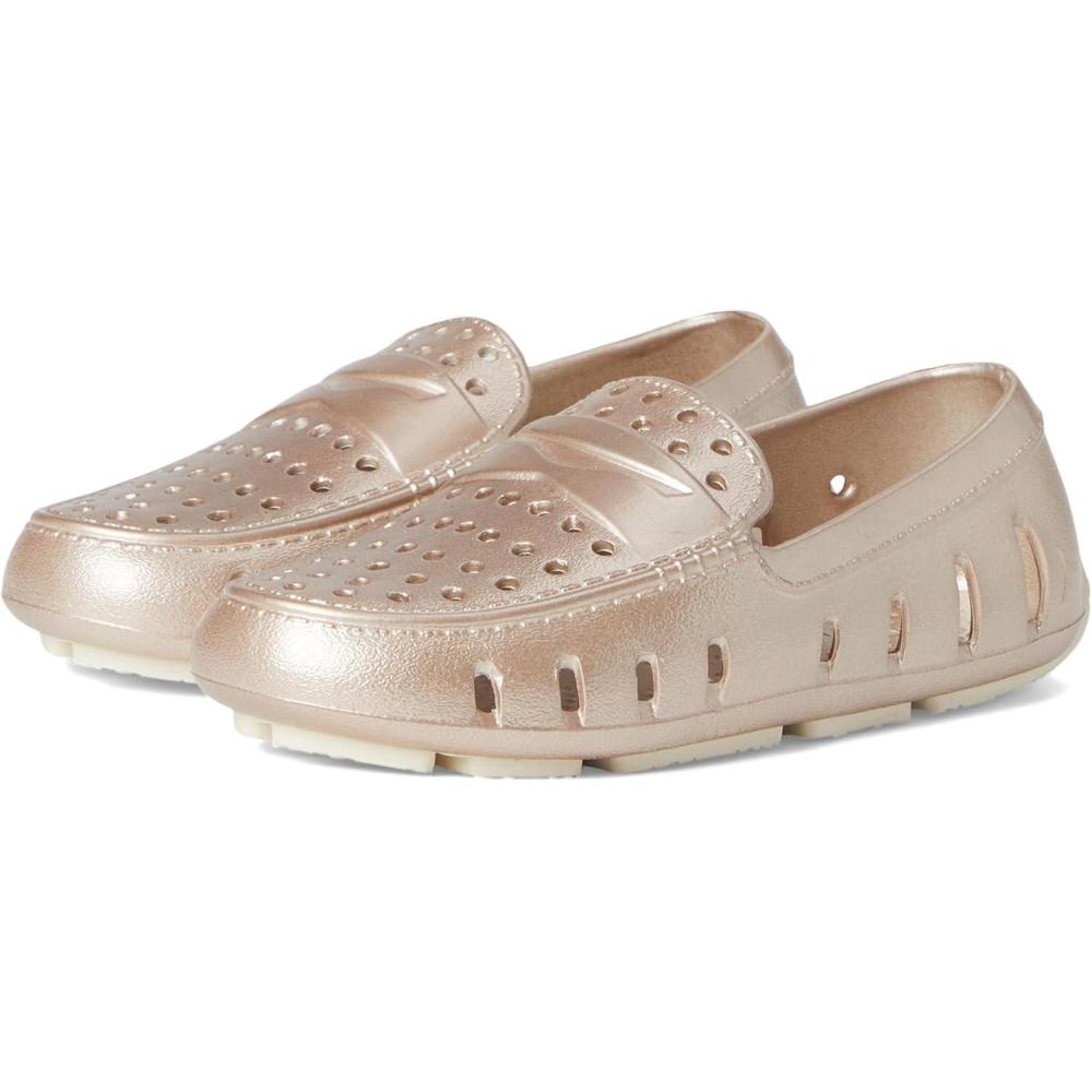 image:imageFloafers Girls Prodigy Driver Metallic ToddlerLittle KidBig KidRose GoldCream
