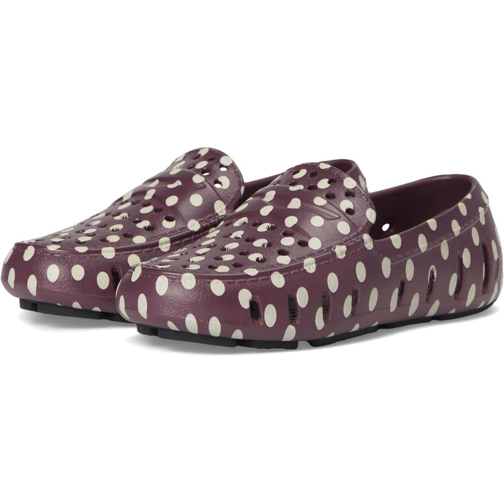 image:imageFloafers UnisexChild Prodigy Driver Print ToddlerLittle KidBig KidBurgundy DotsBlack