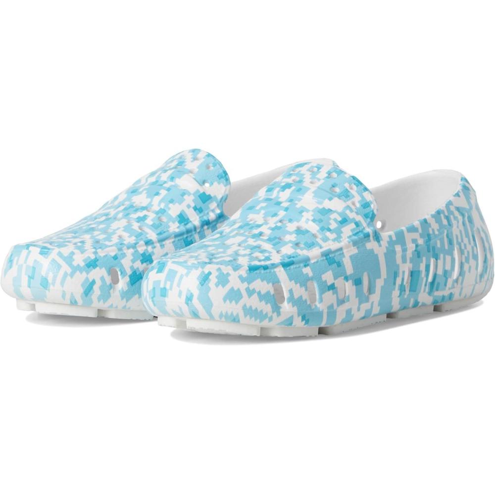 image:imageFloafers UnisexChild Prodigy Driver Print ToddlerLittle KidBig KidDigital WaterWhite