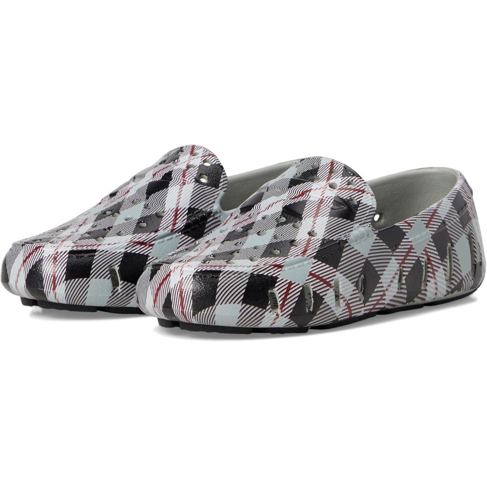 image:imageFloafers UnisexChild Prodigy Driver Print ToddlerLittle KidBig KidGrey Multi PlaidBlack