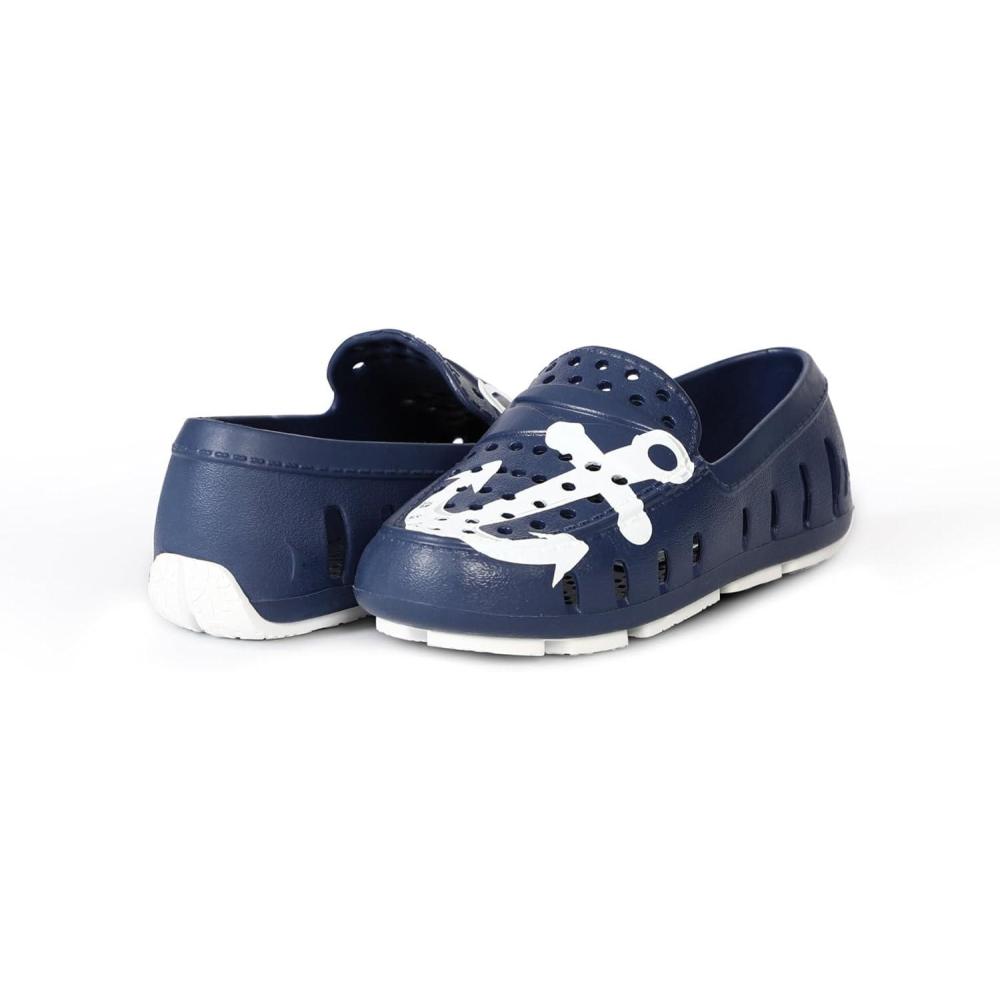 image:imageFloafers UnisexChild Prodigy Driver Print ToddlerLittle KidBig KidNavyWhite Anchor