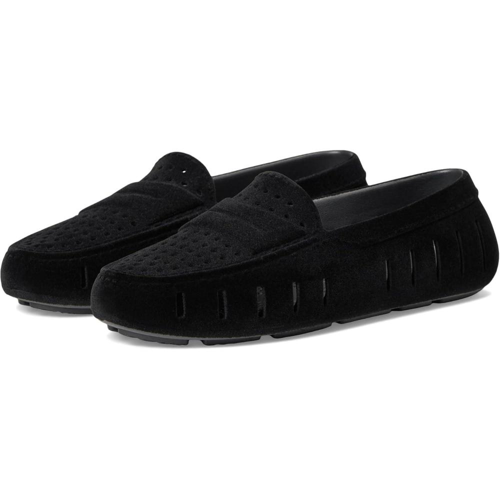 image:imageFloafers Womens Posh Driver Faux SuedeBlack Vegan Suede