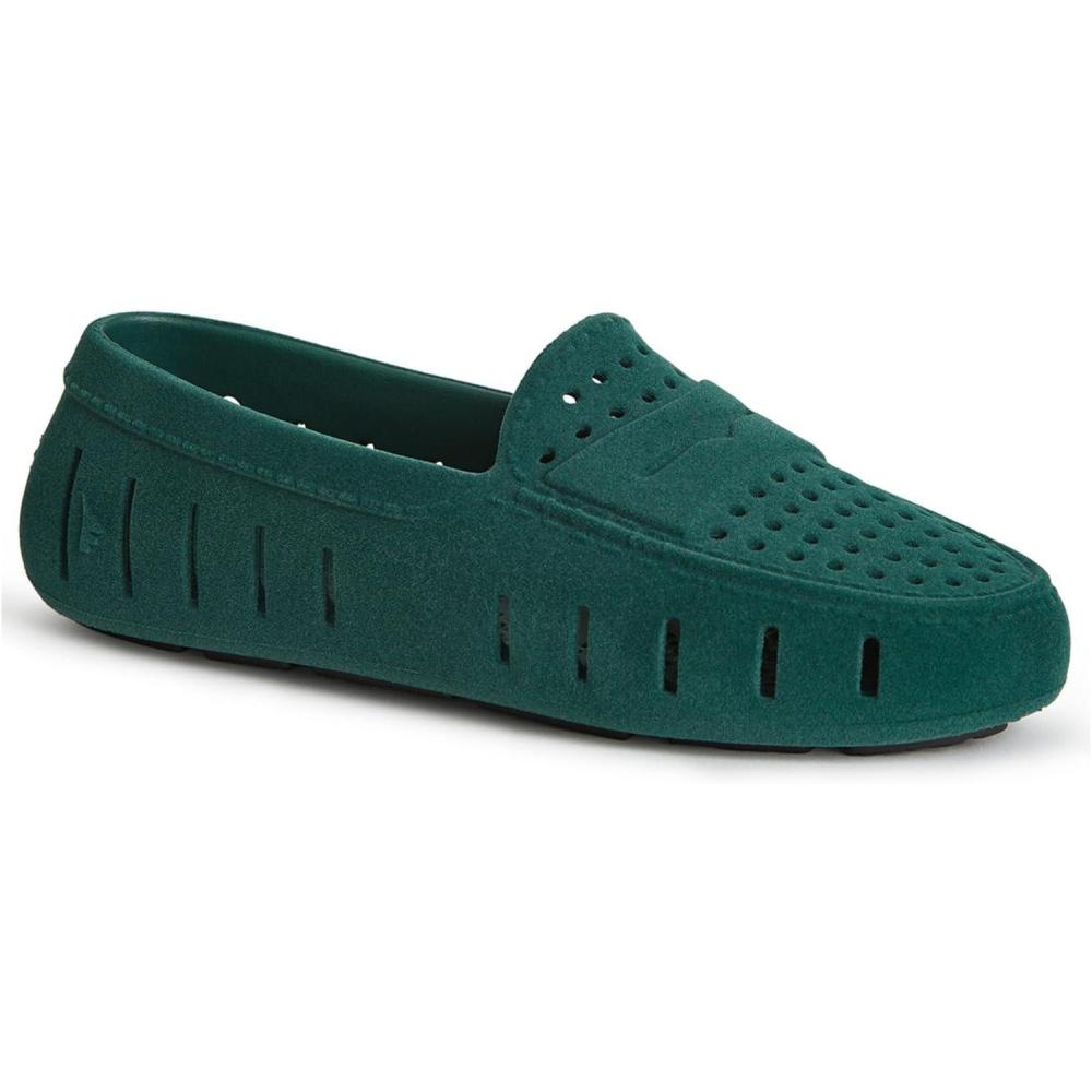 image:imageFloafers Womens Posh Driver Faux SuedeEmerald Vegan Suede