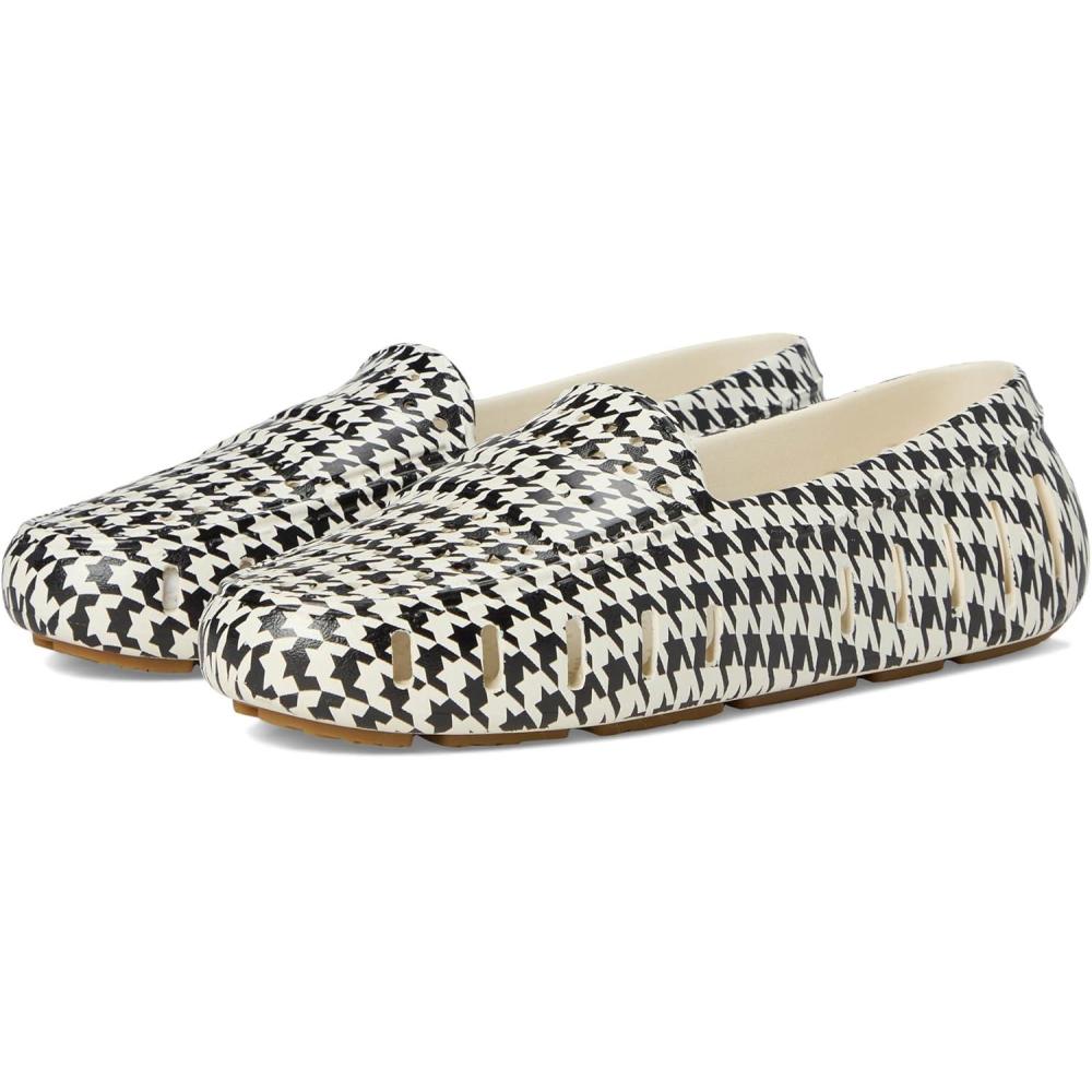 image:imageFloafers Womens Posh Driver PrintCream Black Houndstooth