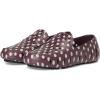 Burgundy Dots/Black