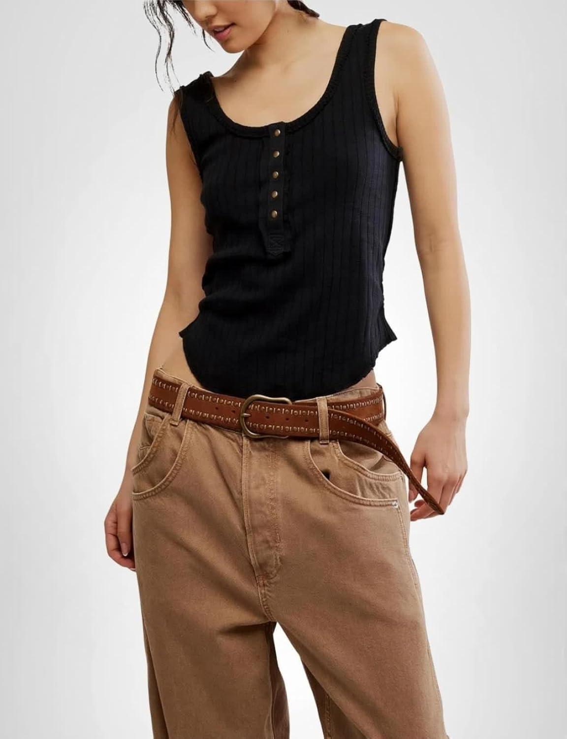 image:imageFree People Womens Care Bryson Henley TankBlack