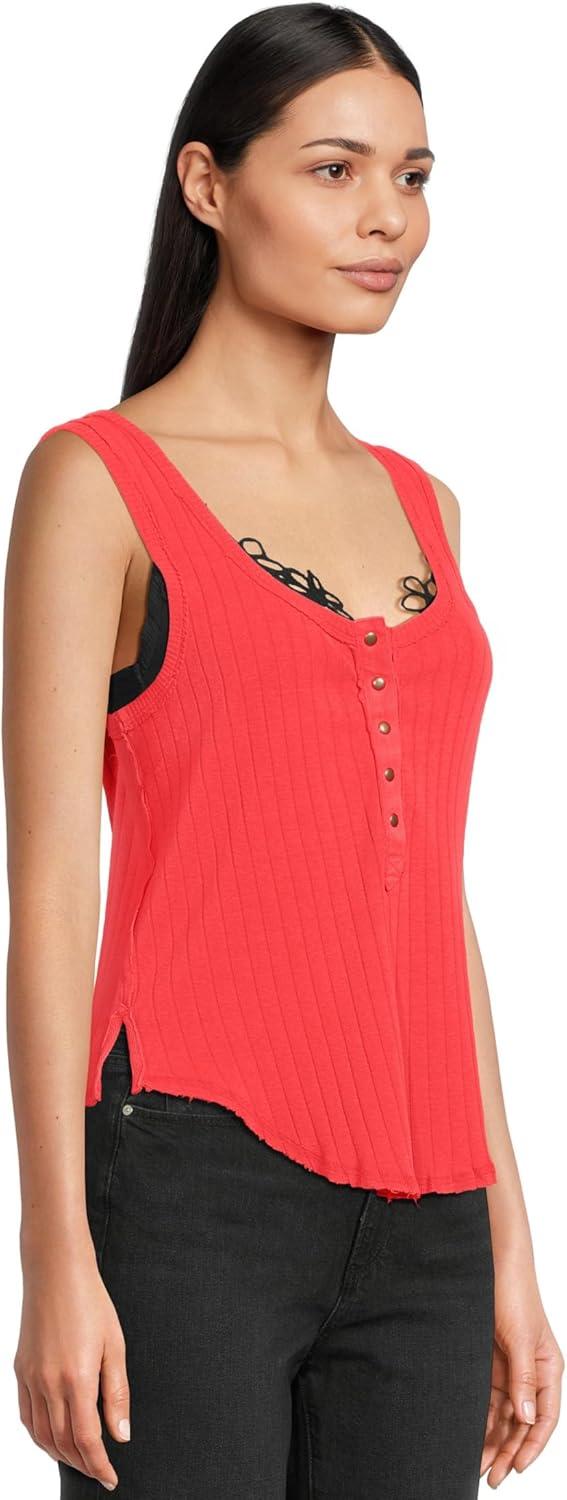 image:imageFree People Womens Care Bryson Henley TankFirey Red