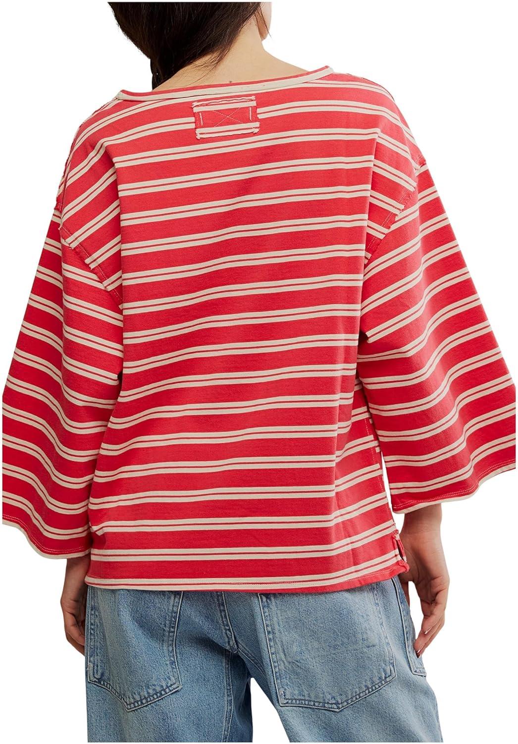 image:imageFree People Womens Cest La Vie TeeRed Combo