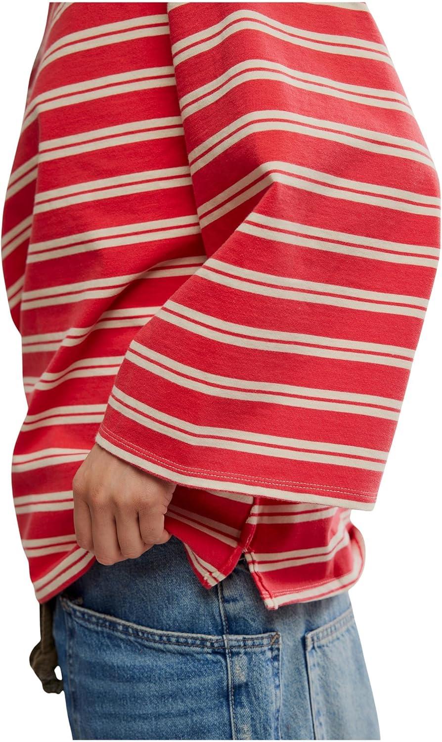 image:imageFree People Womens Cest La Vie TeeRed Combo