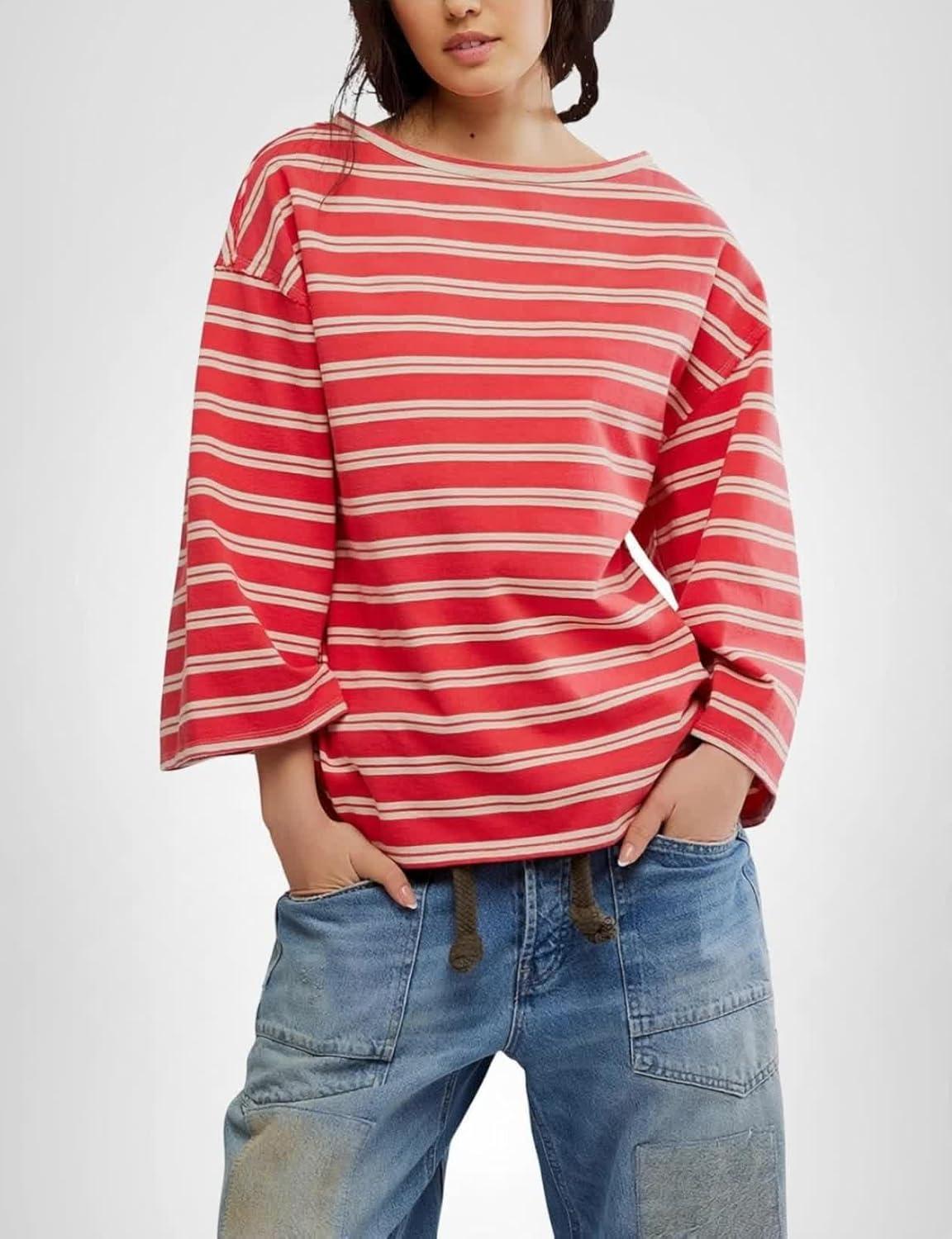 image:imageFree People Womens Cest La Vie TeeRed Combo