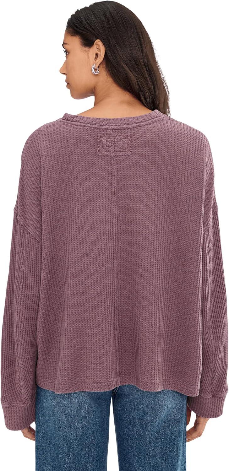 image:imageFree People Womens Dawson Pocket ThermalChocolate Grape