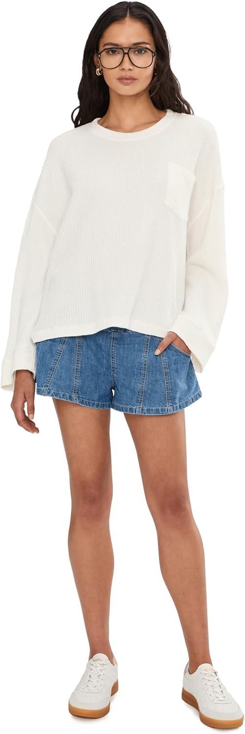 image:imageFree People Womens Dawson Pocket ThermalClean Ivory