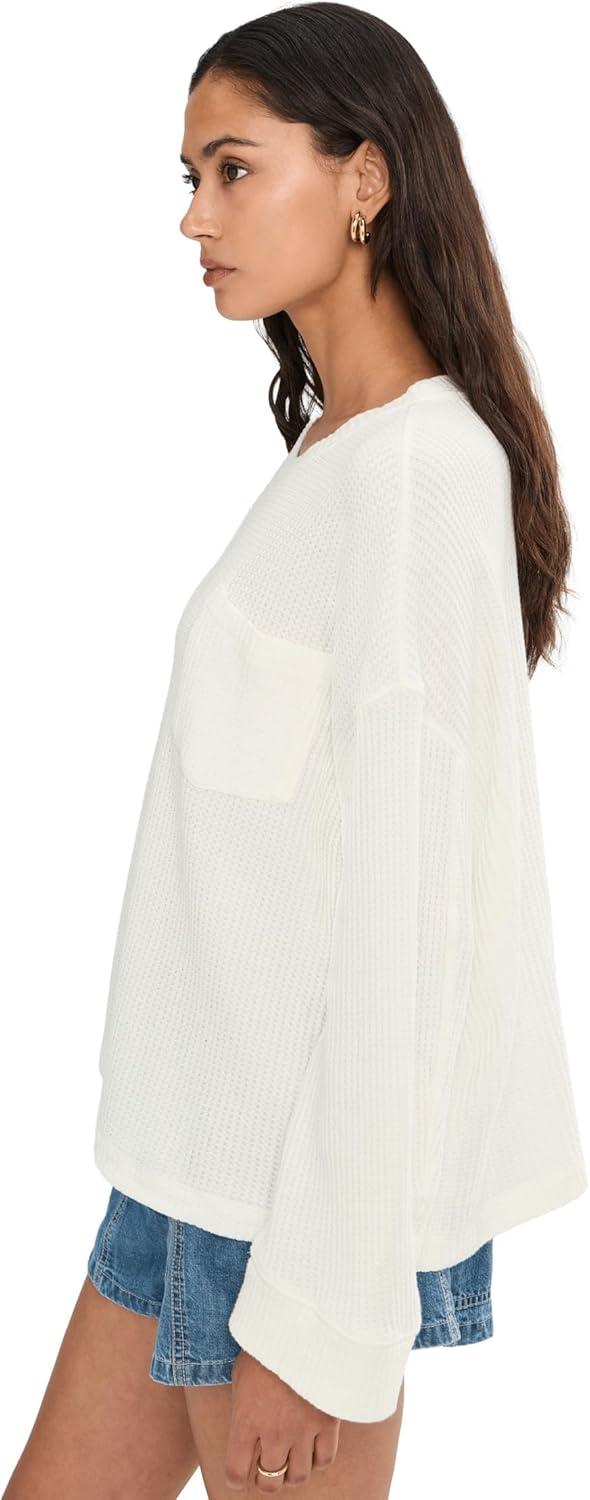image:imageFree People Womens Dawson Pocket ThermalClean Ivory