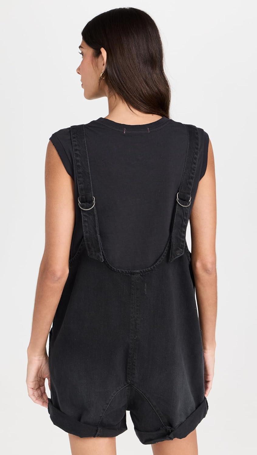 image:imageFree People Womens High Roller Shortall OverallsTrue North