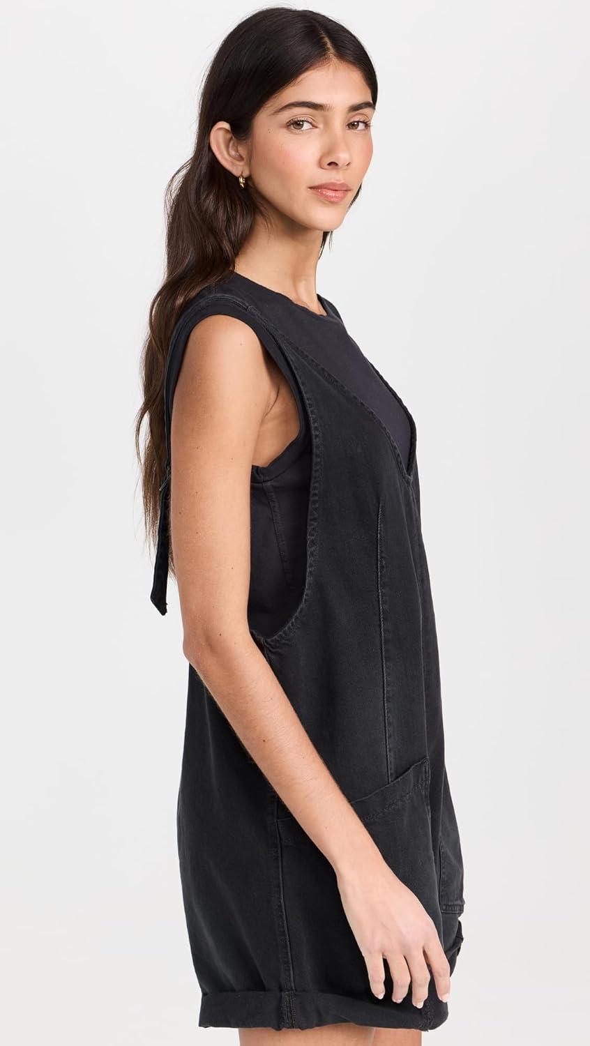 image:imageFree People Womens High Roller Shortall OverallsTrue North