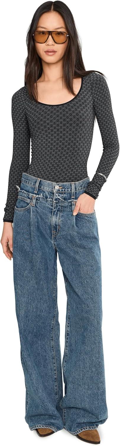 image:imageFree People Womens Love Letter Long Sleeve Black ML