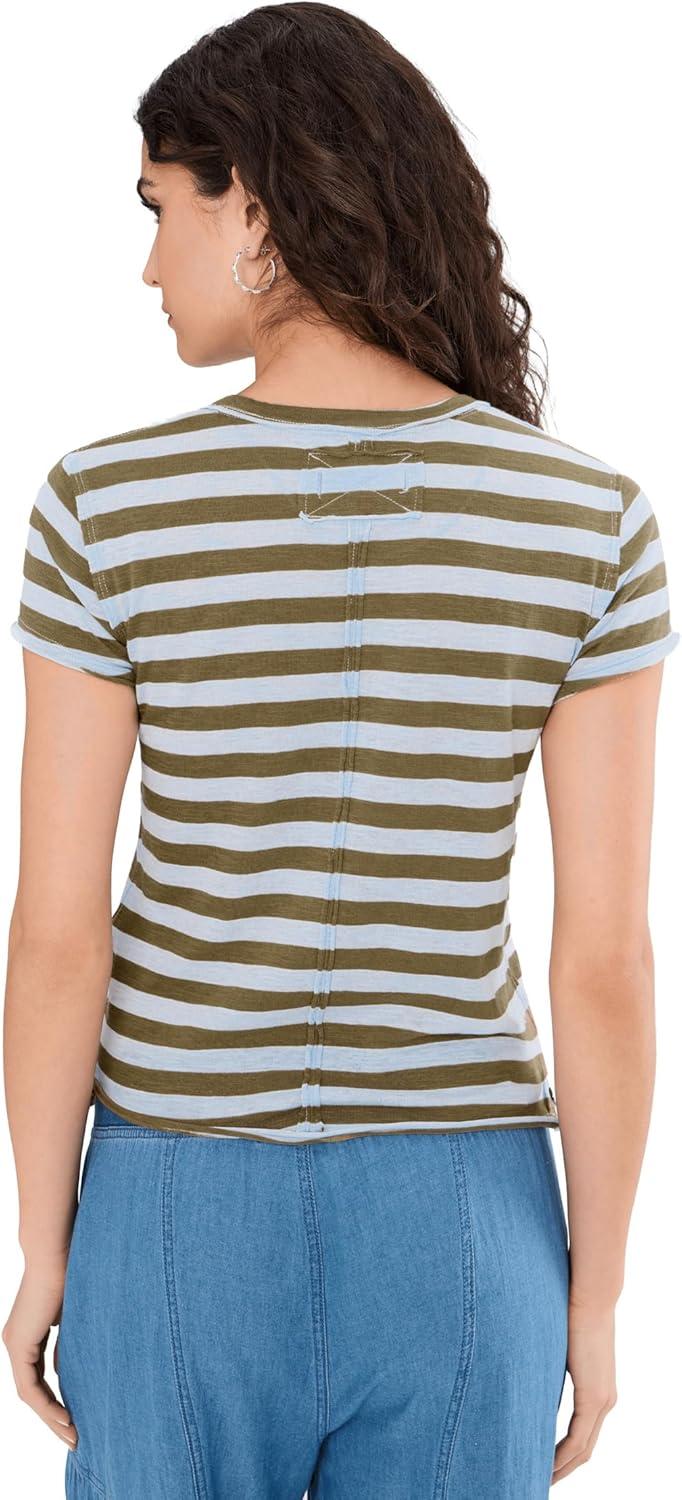 image:imageFree People Womens Nora TeeGreen Combo