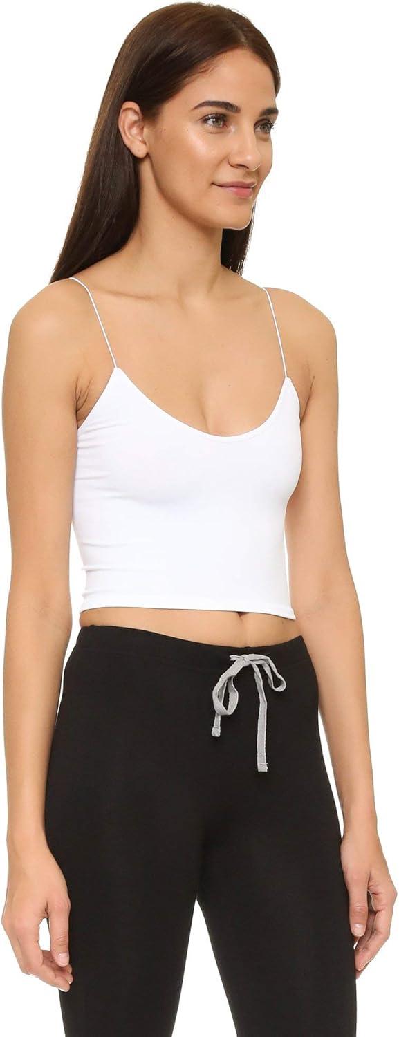 image:imageFree People Womens Skinny Strap Seamless BramiWhite
