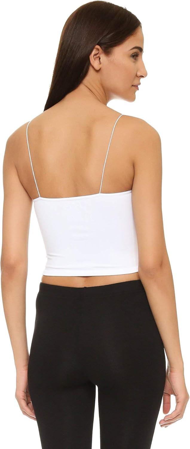image:imageFree People Womens Skinny Strap Seamless BramiWhite