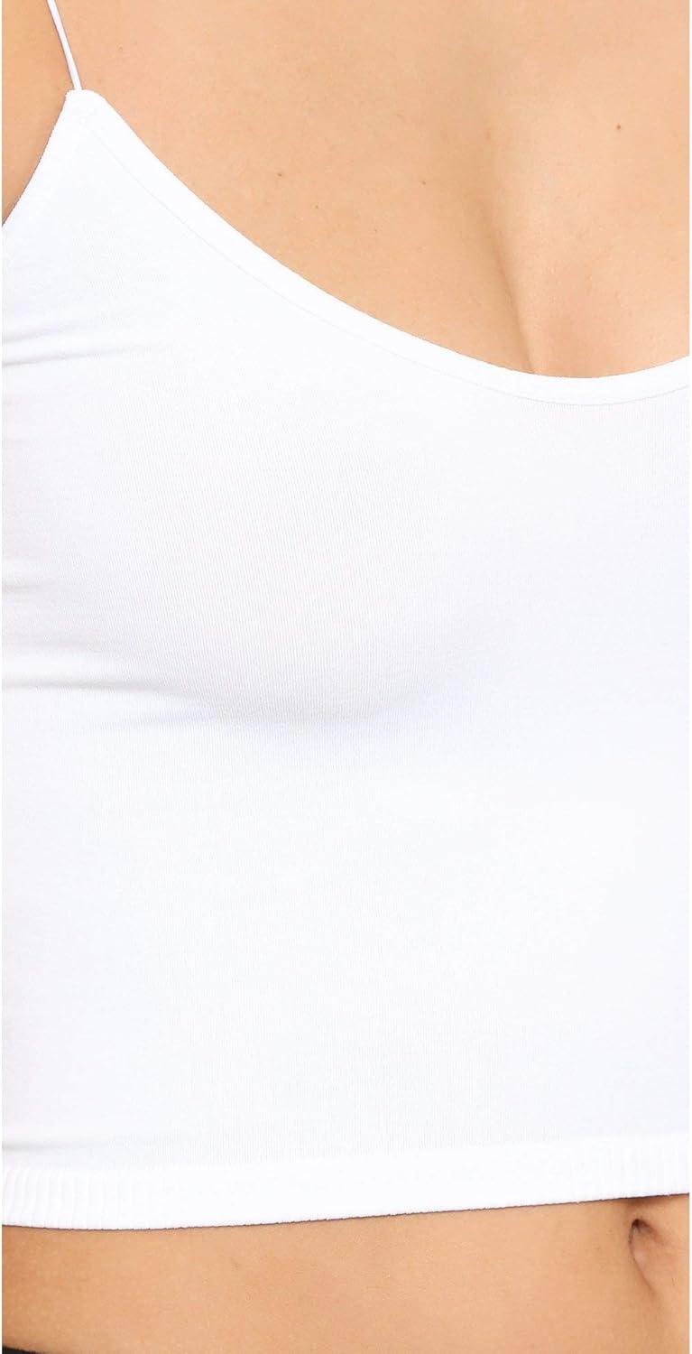 image:imageFree People Womens Skinny Strap Seamless BramiWhite