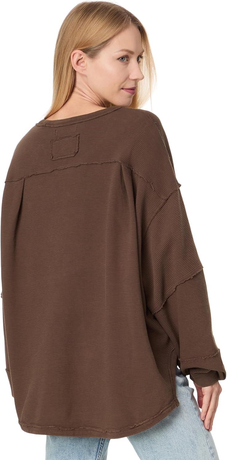 image:imageFree People Womens Total Eclipse TeeShaved Chocolate