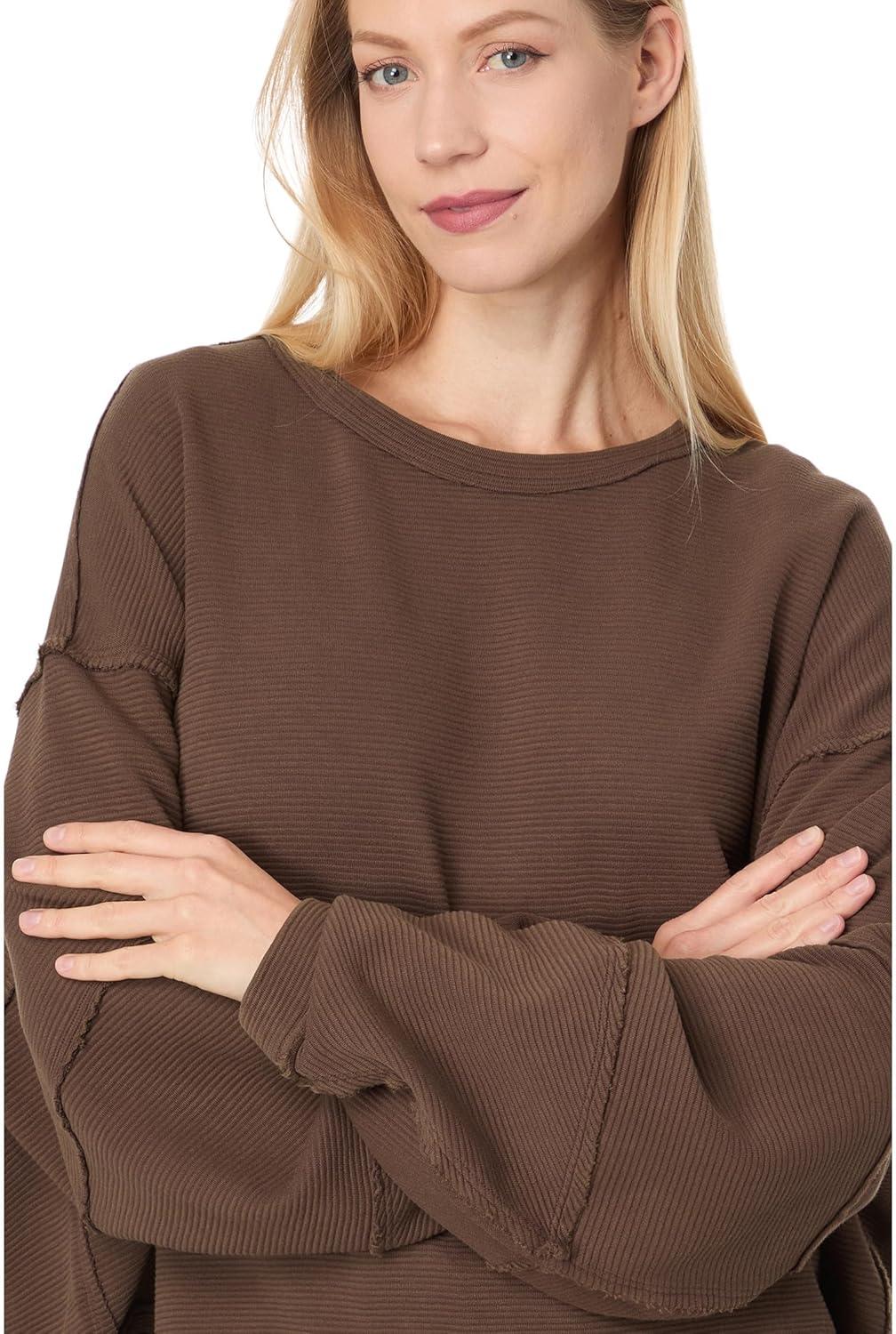 image:imageFree People Womens Total Eclipse TeeShaved Chocolate