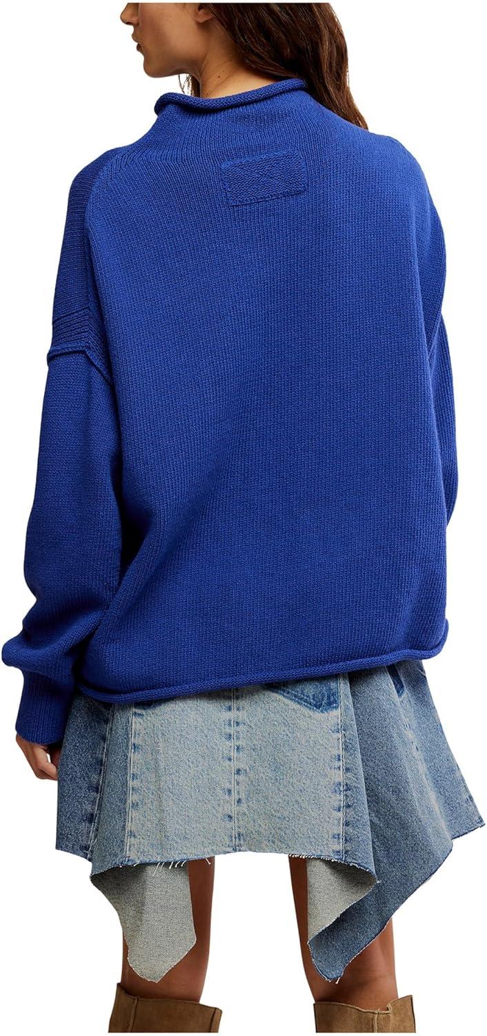 image:imageFree People Womens We The Free Torres Roll NeckSkipper Blue