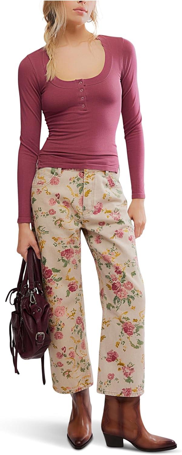 image:imageFree People Womens Wide Awake LayeringCrushed Berry